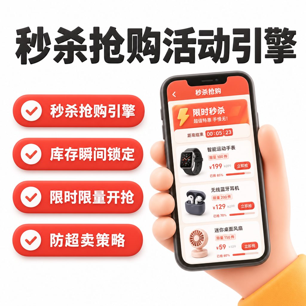 秒杀抢购活动引擎