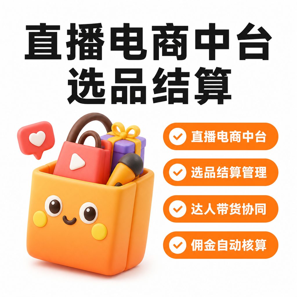 直播电商中台 / 选品结算