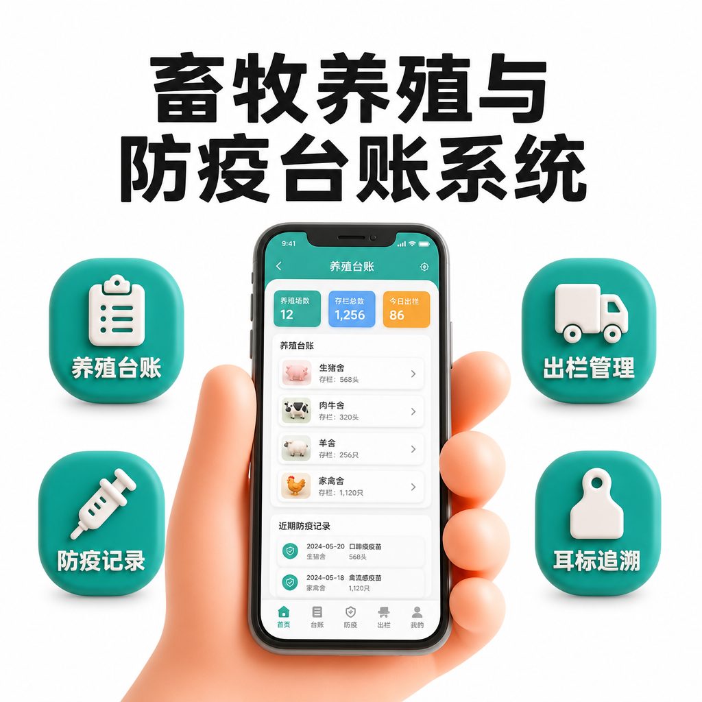 畜牧养殖与防疫台账系统